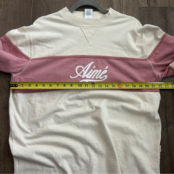 Aimé Leon Dore Rugby Crewneck Natural Dusty Clay L - Picture 3 of 12